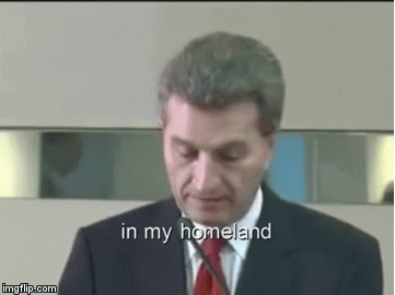 Oettinger ist nativer Englischsprecher