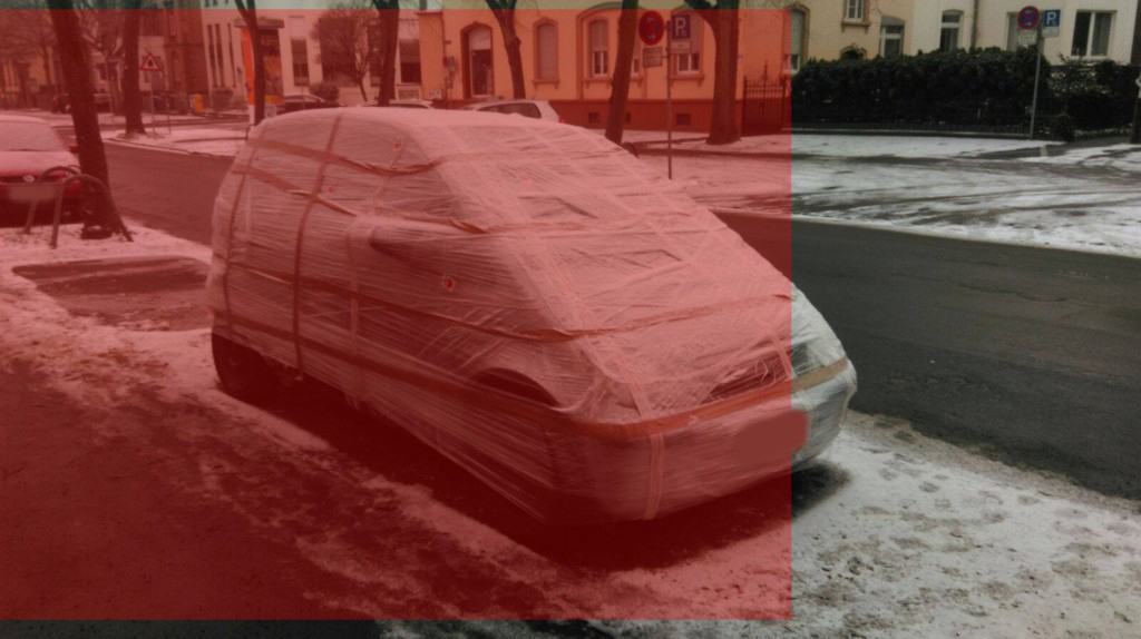 Wie ein verpacktes Auto in Marburg viral geht und zeigt, wie scheiße Medien arbeiten können