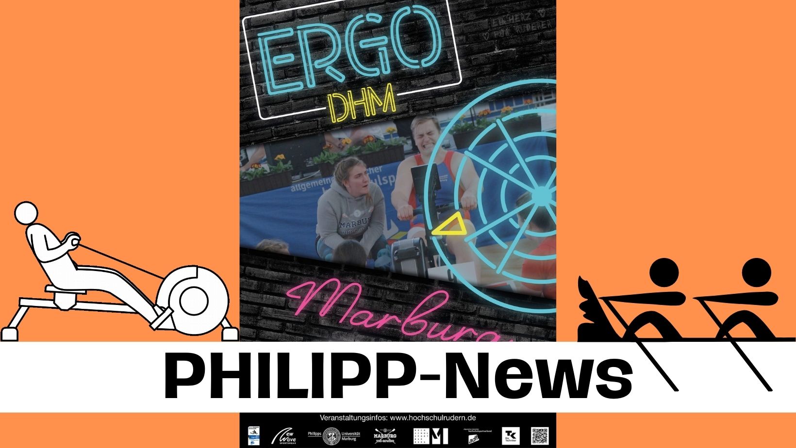 PHILIPP-News: Hochschulmeisterschaft im Ergorudern demnächst in Marburg