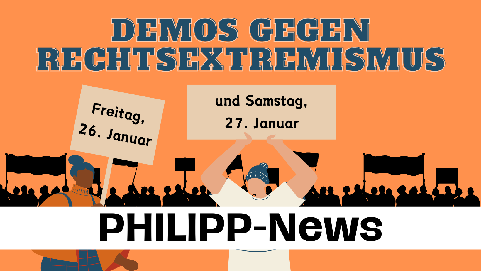 PHILIPP-News: Marburg demonstriert gegen Rechtsextremismus