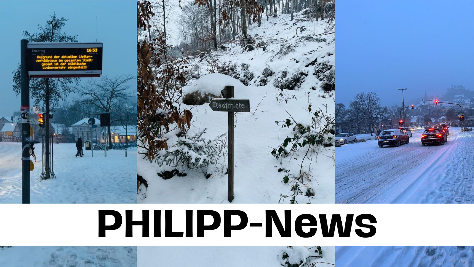 PHILIPP-News: Ungeräumt in Marburg – Busse fahren endlich wieder 