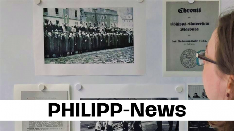 PHILIPP-News: Uni Marburg erstellt Portal zur Auseinandersetzung mit NS-Zeit