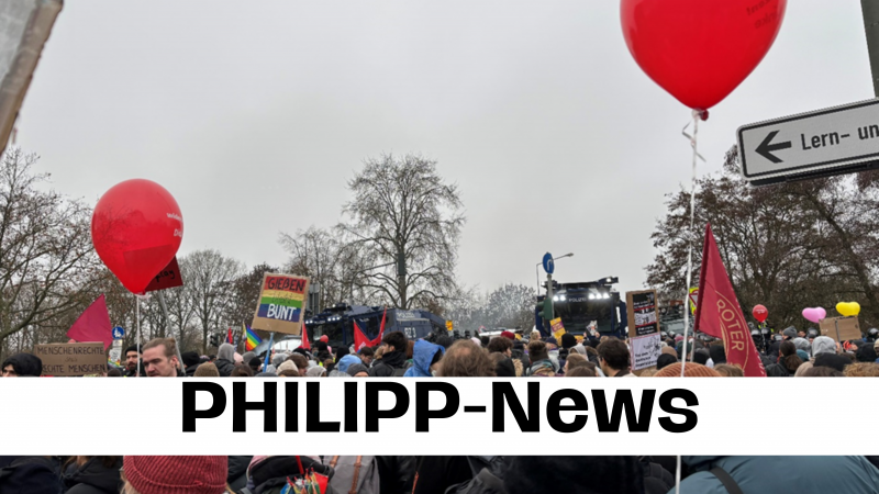 „Kapitulation ist keine Option“: Zehntausende protestieren gegen die Neugründung der AfD-Jugendorganisation