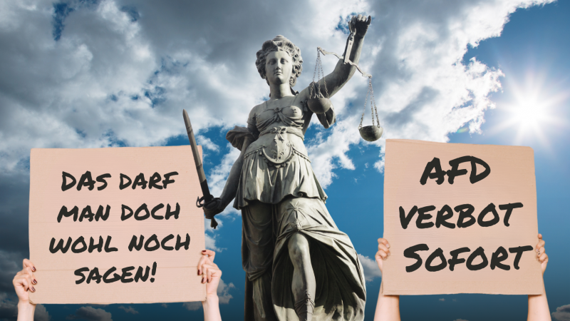 „Das wird man ja wohl noch sagen dürfen” – Eine szenische Lesung als Plädoyer für ein Parteiverbotsverfahren gegen die AfD