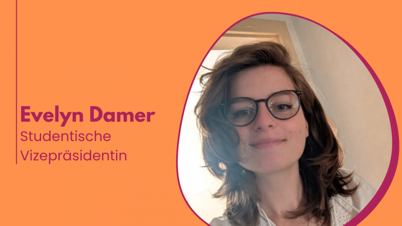 Als Studentin im Präsidium der Uni – Interview mit der studentischen Vizepräsidentin Evelyn Damer